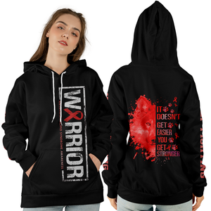 Antiphospholipid Syndrome Warrior Hoodie 3D For Women For Men : Warrior Antiphospholipid Syndrome Awareness