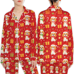 Beagle Dog Pajamas Set Socket On Merry Christmas