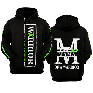 MAMA Bile Duct Cancer Warrior Hoodie 3D For Women For Men : Mama Of A Warrior Bile Duct Cancer Awareness