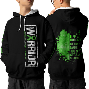 Cerebral Palsy Warrior Hoodie 3D For Women For Men : Warrior Cerebral Palsy Awareness