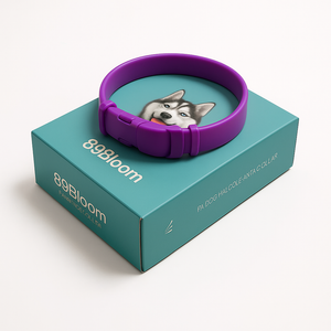 Flea & Tick Collar Purple For Dog, For Lover Dog A03