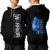 Colon Cancer Warrior Hoodie 3D For Women For Men : Warrior Colon Cancer Awareness