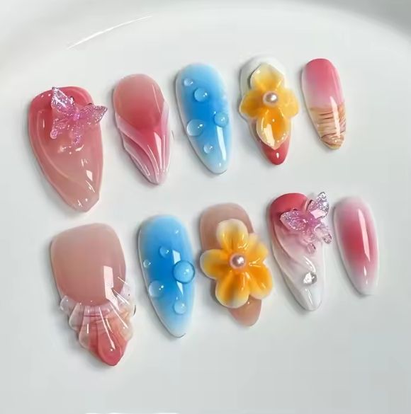 Press on Nails , Beauty Press on Nails - A05