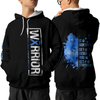 Irritable Bowel Syndrome Warrior Hoodie 3D For Women For Men : Warrior Irritable Bowel Syndrome Awareness