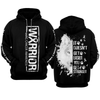 Lung Cancer Warrior Hoodie 3D For Women For Men : Warrior Lung Cancer Awareness