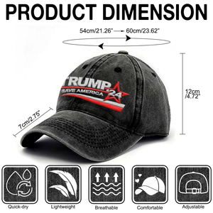 Support Trump 2024 embroidered  Hat , Trump 45 47 embroidered Hat, 2024 Trump embroidered Hat