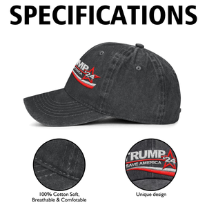 Support Trump 2024 embroidered  Hat , Trump 45 47 embroidered Hat, 2024 Trump embroidered Hat