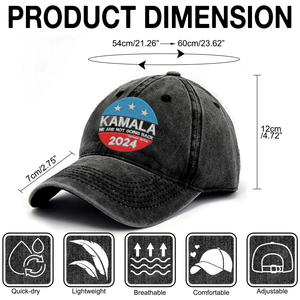 Support Kamala Harris 2024 embroidered Hat , Kamala Harris 47 embroidered Hat, 2024 Kamala Harris embroidered Hat