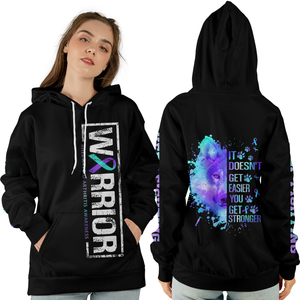 Rheumatoid Arthritis Warrior Hoodie 3D For Women For Men : Warrior Rheumatoid Arthritis Awareness