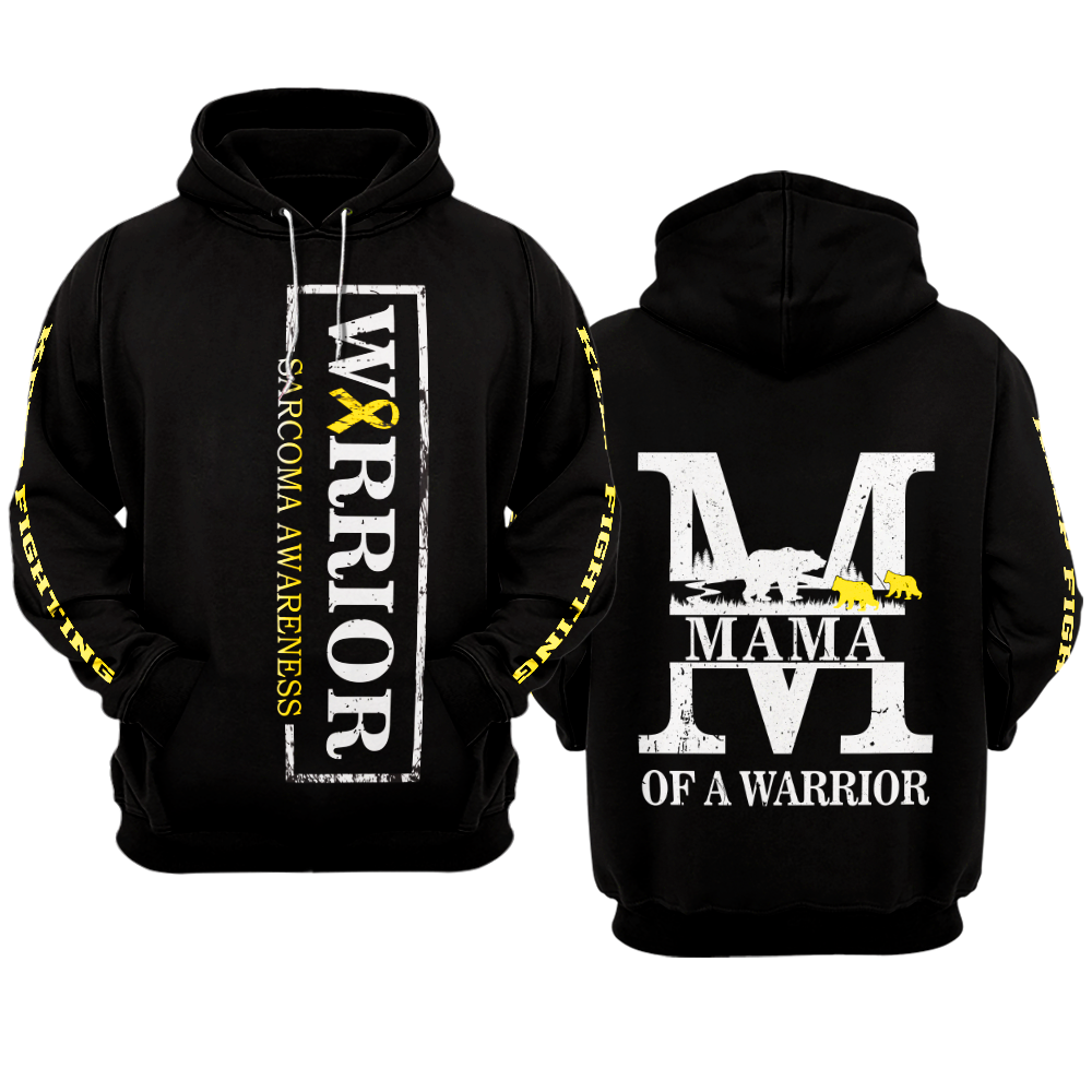 MAMA Sarcoma Warrior Hoodie 3D For Women For Men : Mama Of A Warrior Sarcoma Awareness