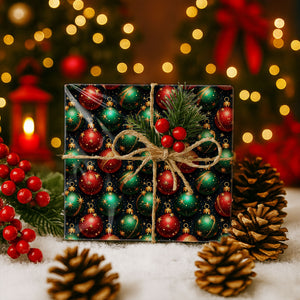 Personalized Christmas Wrapping Paper Holiday 2025 : Merry christmas