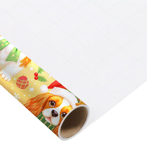 Personalized Christmas Wrapping Paper Holiday 2025 : Cavalier King Charles Spaniel
