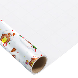 Personalized Christmas Wrapping Paper Holiday 2025 : Gingerbread House Wrapping Paper