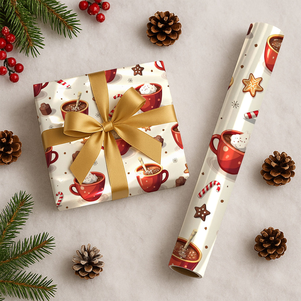 Personalized Christmas Wrapping Paper Holiday 2025 : Christmas Treats