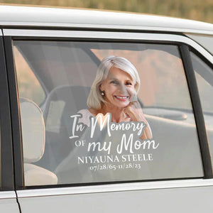 Custom In Memorial Sticker Personal Memory Decal Car :  in memory of my Mom