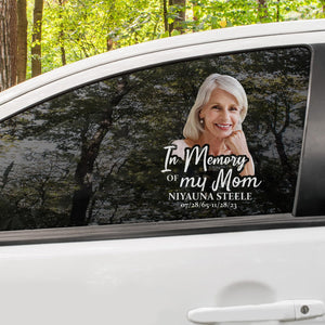 Custom In Memorial Sticker Personal Memory Decal Car :  in memory of my Mom