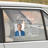 Custom in loving memory sticker, Personal Memory Decal Car : Brother, My mind still talks to you