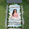 Custom Memorial Grave Blanket on Christmas : in memory of Grave Blanket