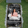 Custom Memorial Grave Blanket in loving memory grave blanket : In loving of grave blanket