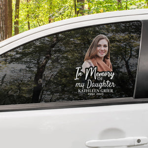 Custom In Memorial Sticker Personal Memory Decal Car :  in memory of my Daughter