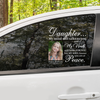 Custom in loving memory sticker, Personal Memory Decal Car : Daughter, My mind still talks to you