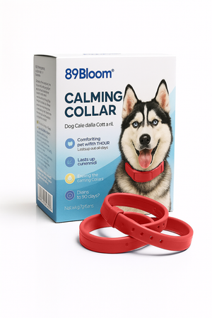 Flea & Tick Collar Red For Dog, For Lover Dog A06