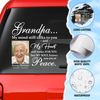 Custom in loving memory sticker, Personal Memory Decal Car : Grandpa, My mind still talks to you