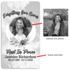 Custom Memorial Grave Blanket : Alway in my heart, i will carry you