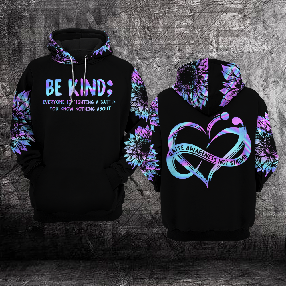 Suicide Awareness Hoodie For Women For Men : Raise Awareness Not Stigma