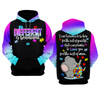 Autism Awareness Hoodie 3D : Different is Beautiful