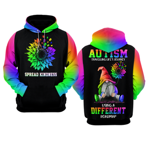 Autism Awareness Hoodie 3D : Spread Kindness