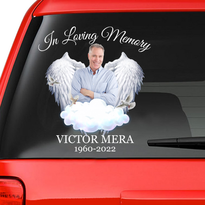 Custom In Loving Memory Sticker Decal Car : In Loving Memory