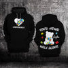 Personalized Autism Awareness Hoodie 3D : You’ll never walk alone