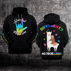 Autism Awareness Hoodie 3D : Special Not Less