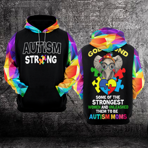 Autism Awareness Hoodie 3D : The Strongest Women