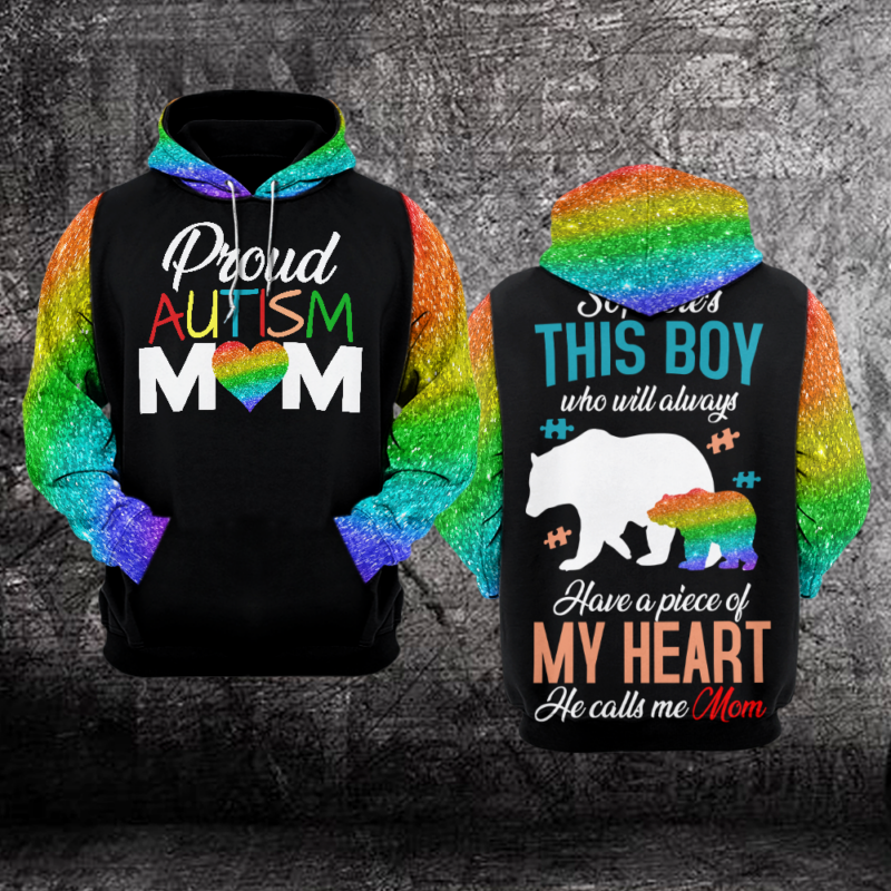 Autism Awareness Hoodie 3D : You’ll Always Have a Piece of My Heart