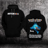 Custom Mommy Wolf Autism Awareness Hoodie Fullprint : I Am There Waiting Watching Keeping To The Shadows