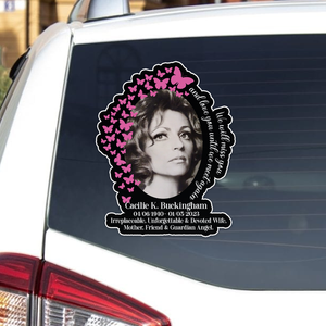 Custom In Loving Memory Sticker Memory Decal Cars : We until miss you and love you until we meet again