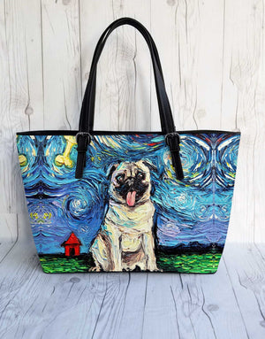 Pug Leather Bag