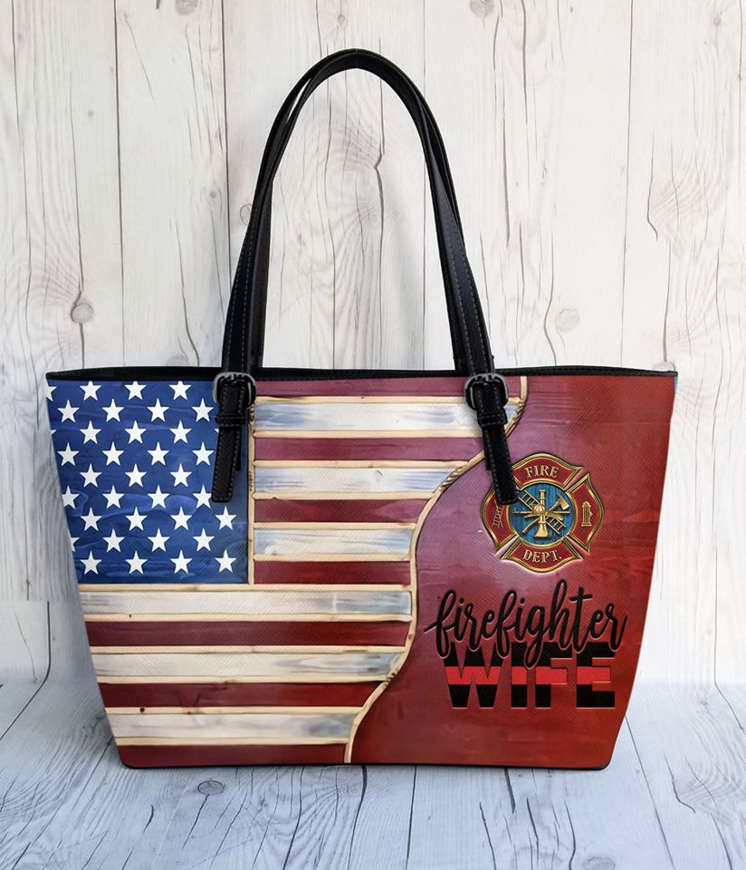 FireFighter Wife Leather Bag
