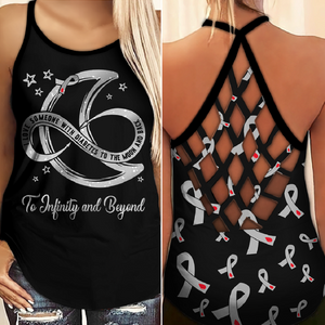 Diabetes Awareness Criss Cross Tank Top Summer: To The Moon 0909