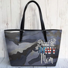 Proud Navy Mom Leather Bag 2