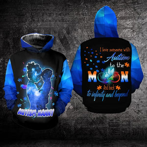 Autism Awareness Hoodie Full Print : Autism Nanny