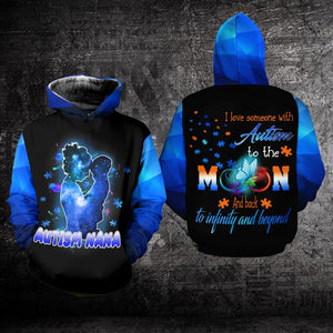 Autism Awareness Hoodie Full Print : Autism Nana