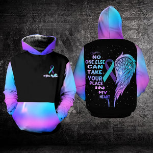 Suicide  Awareness Hoodie Full Print : No One Else Can Take Your Place In My Heart A05