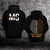 Multiple Sclerosis Awareness Hoodie 3D : MS Made Strong