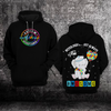 Personalized Autism Awareness Hoodie 3D : Autism Advocate Acceptance