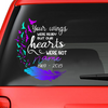 Personalized Suicide Prevention Awareness Custom Stickers{Name-Dates} : Your Wings