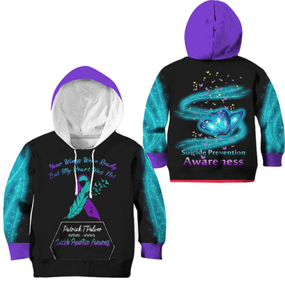 Personalized Suicide Prevention Awareness Hoodie Over Print For Women For Men : You Can never Be replaced